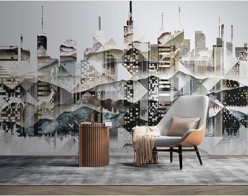 ورق جدران بتصميم الهندسة المعمارية TT2403-37762