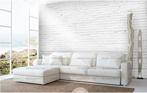 ورق جدران بتصميم الاحجار والطوب ST2402-6906