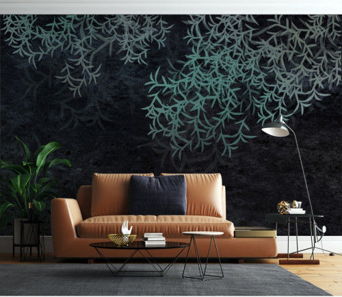 ورق جدران بتصميم اغصان الاشجار GW301221