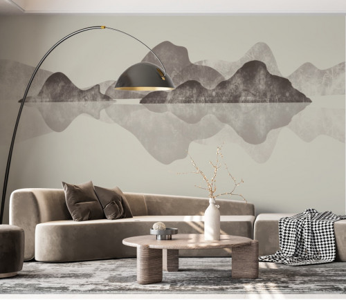 ورق جدران بتصميم الجبال GW301066