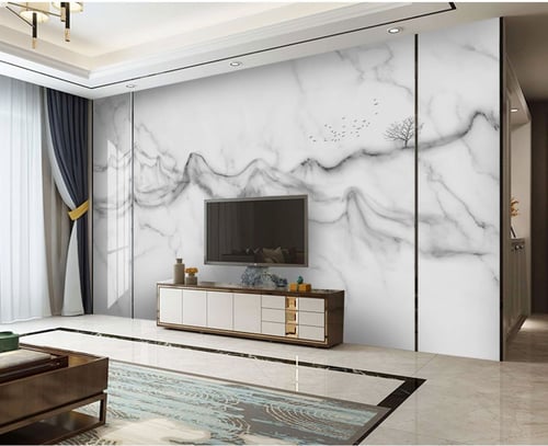 ورق جدران بتصميم بديل الرخام GWM10116