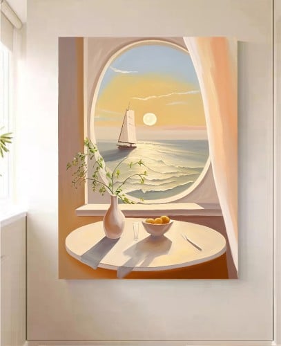 لوحة جدارية كانفس مع اطار خارجي TG20153