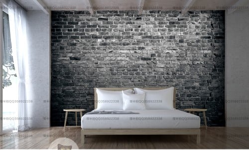 ورق جدران بتصميم الاحجار والطوب ST2402-0002