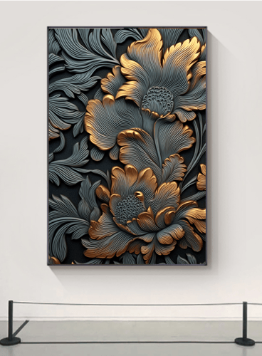 لوحة جدارية كانفس مع اطار خارجي مميز - TPF32115