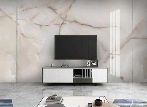 Wallpaper with marble design GWM370075