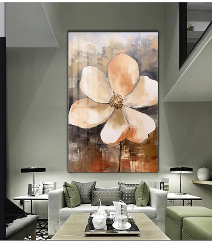 لوحة جدارية كانفس مع اطار خارجي مميز - TPF32138