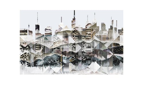 ورق جدران بتصميم الهندسة المعمارية TT2403-37762