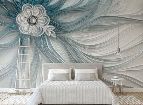 ورق جدران بتصميم الزهور F2401-0949