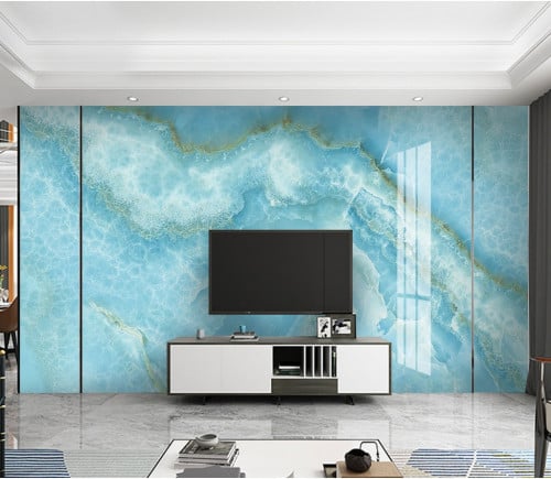 ورق جدران بتصميم بديل الرخام GWM10117