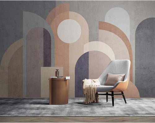 ورق جدران بتصميم هندسي TT2403-18506