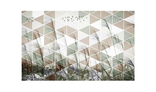 ورق جدران بتصميم أقواس هندسية TT2403-19221