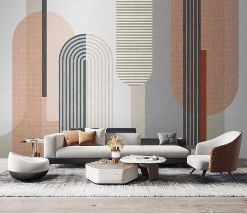 ورق جدران بتصميم هندسي TT2403-18504