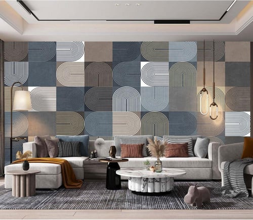 ورق جدران بتصميم هندسي TT2403-39152