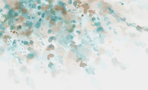 ورق جدران بتصميم الفن المائي - TT240318