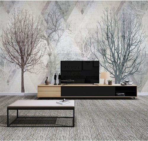 ورق جدران بتصميم الأوراق العتيقة TT2402-6178