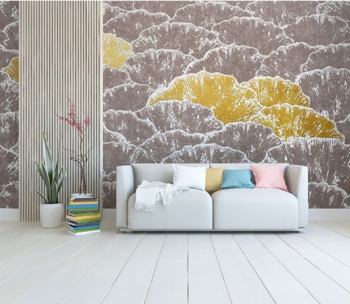 ورق جدران بتصميم الفن المائي - TT240326