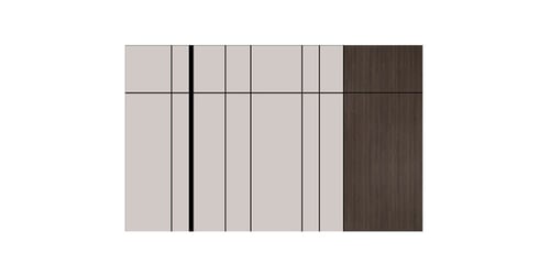 ورق جدران بتصميم الرخام والخشب GWM370020