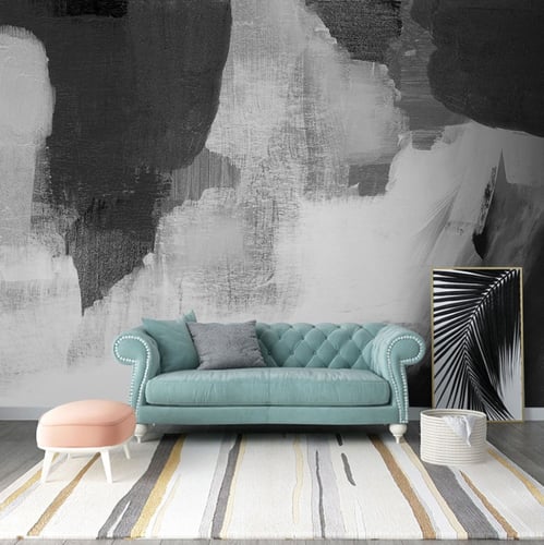 ورق جدران بتصميم الفن المائي - TT240336