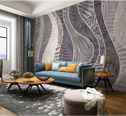 ورق جدران بتصميم الأوراق العتيقة TT2402-7776