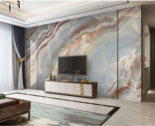 ورق جدران بتصميم الرخام GWM390065