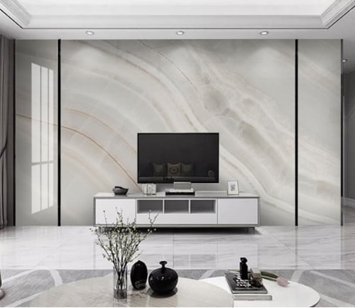 ورق جدران بتصميم بديل الرخام GWM10118