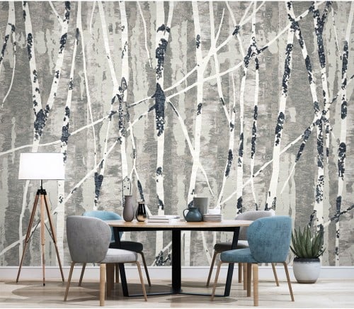 ورق جدران بتصميم الأوراق العتيقة TT2402-8530