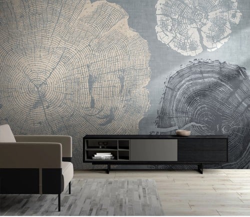 ورق جدران بتصميم الأوراق العتيقة TT2402-8480