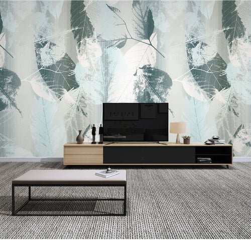 ورق جدران بتصميم الأوراق العتيقة TT2402-1315