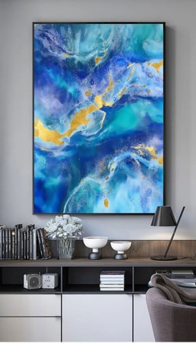 لوحة جدارية كانفس مع اطار خارجي TG22128