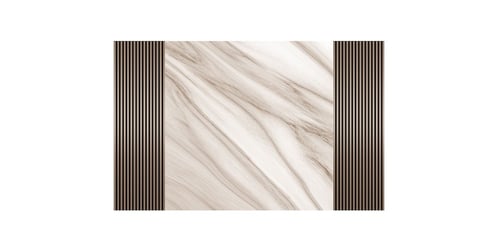 ورق جدران بتصميم الرخام والخشب GWM370010