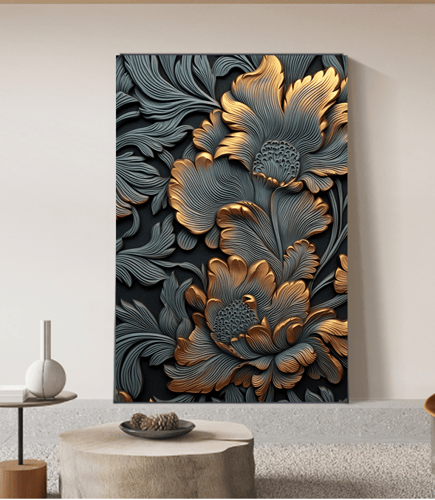 لوحة جدارية كانفس مع اطار خارجي مميز - TPF32115