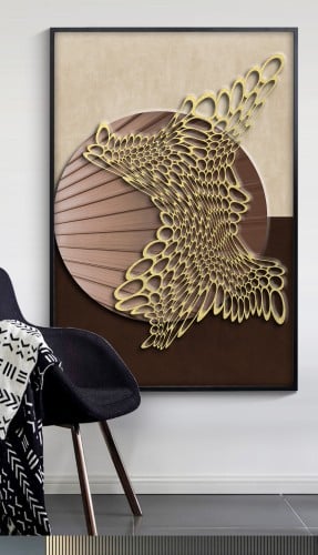 لوحة جدارية كانفس مع اطار خارجي مميز - TG3112226