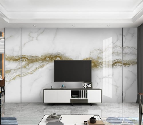 ورق جدران بتصميم بديل الرخام GWM10115