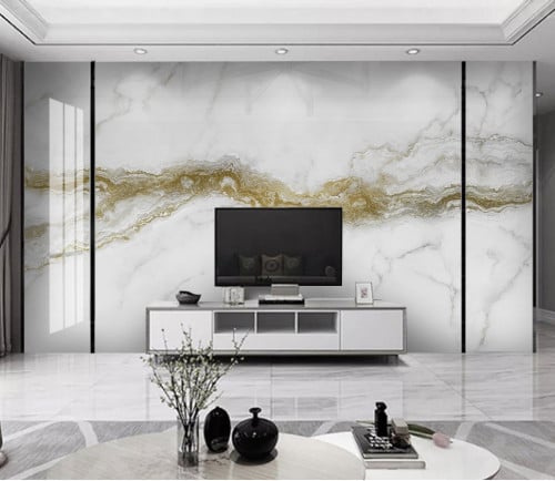 ورق جدران بتصميم بديل الرخام GWM10115