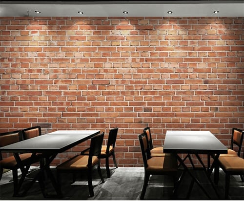 ورق جدران بتصميم الاحجار والطوب ST2402-6780