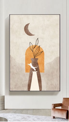 لوحة جدارية كانفس بمقاسات وإطارات متعددة - TG2402-...