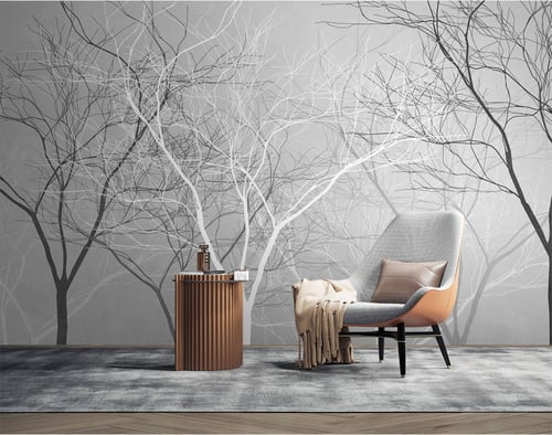 ورق جدران بتصميم الأوراق العتيقة TT2402-7210