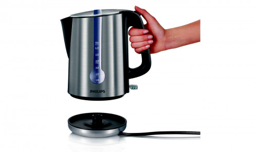 فيليبس غلاية 2400 واط 1.7 لتر أسود وفضي - HD4670-2...