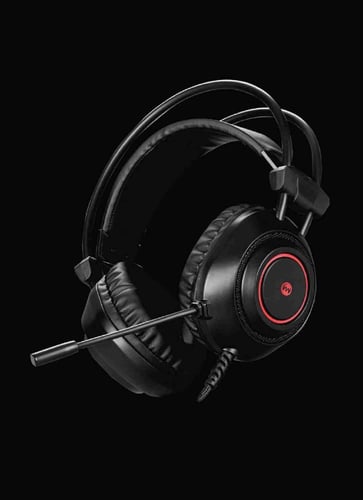 سماعة ميكروديجيت مطورة عازل ضجيج بمايك لون اسود وش...