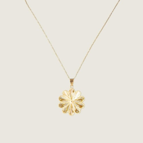 نص طقم ذهب عيار 21بتصميم وردة النفل