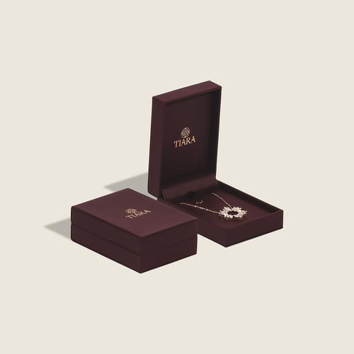 عقد ذهب إيطالي متعدد الألوان عيار 18 بريق دائم