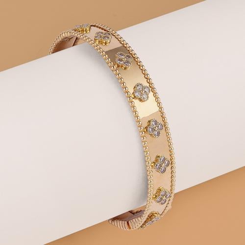 اسوارة ذهب إيطالي الوردة الانيقة عيار 18 تصميم يخط...