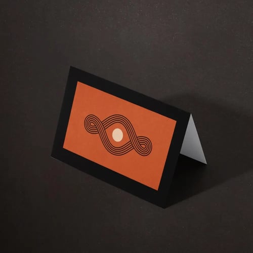 كرت هدية اشكال تجريدية P30