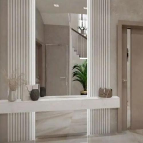 مراية مودرن مع رف فقط