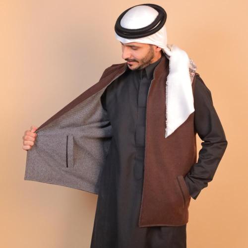 Double face Sadr (silver moon + brown)