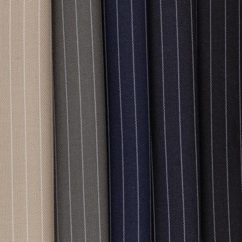 Luxurious winter striped fabric
