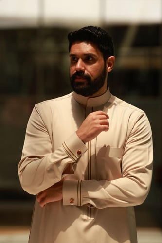 تفصيل ثوب جملي أنيق بخامة سميراميس – مميز