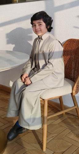 تفصيل ثوب أطفال سميراميس مع سديري – ألوان متعددة