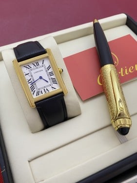 طقم ساعة & قلم كارتير