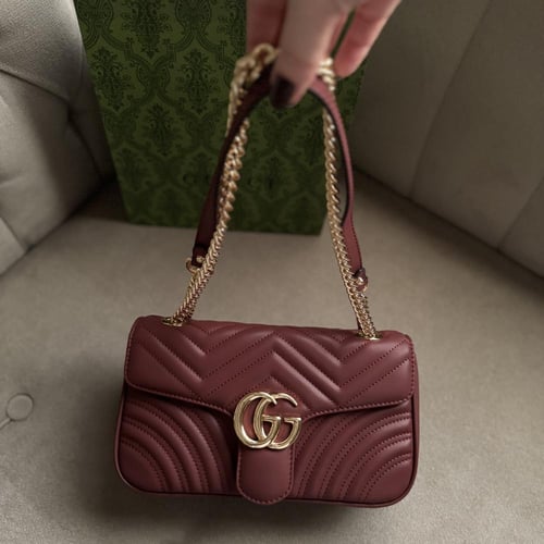 شنطة قوتشي GG عنابي